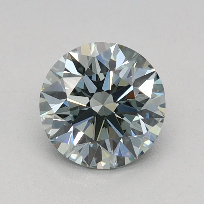 0.52 Ct. Fancy Intense Green Round Lab Grown Diamond