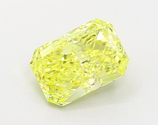 1.09 Ct. Fancy Vivid  Yellow Radiant Lab Grown Diamond
