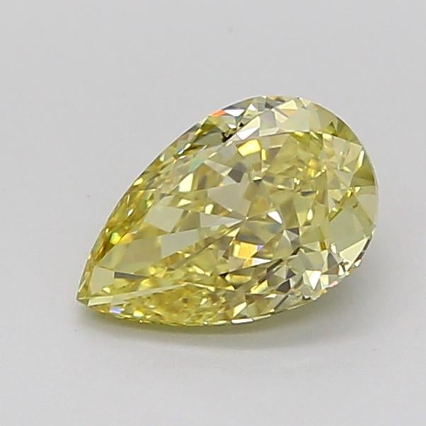 1.01 Ct. Fancy Intense Yellow Pear Lab Grown Diamond