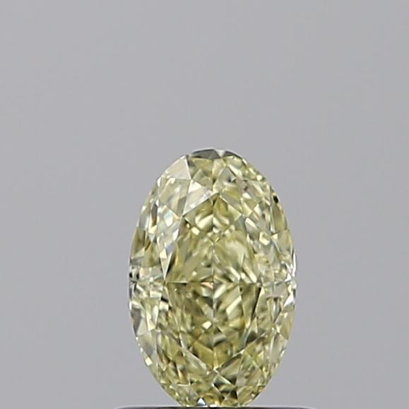 0.50 Ct. Fancy Light Yellow Oval Diamond