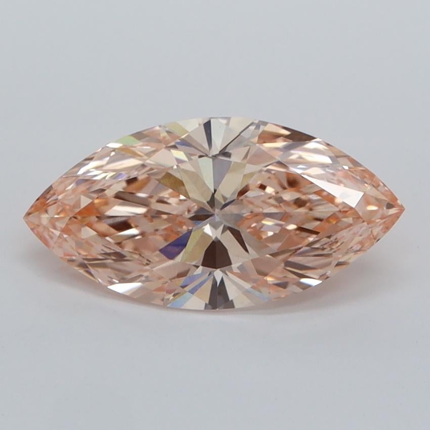 1.54 Ct. Fancy Vivid  Pink Marquise Lab Grown Diamond