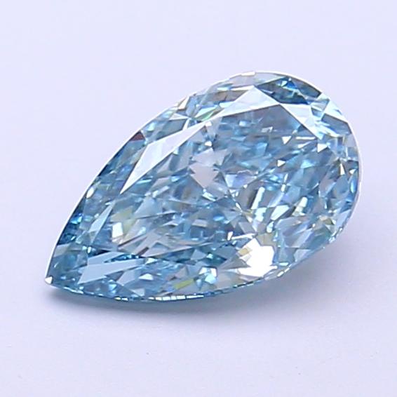 1.01 Ct. Fancy Vivid  Blue Pear Lab Grown Diamond