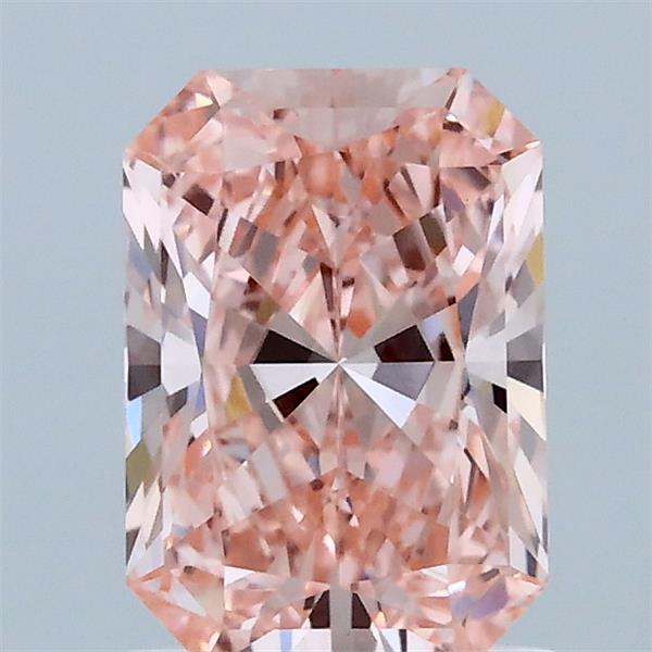 1.35 Ct. Fancy Vivid Pink Radiant Lab Grown Diamond