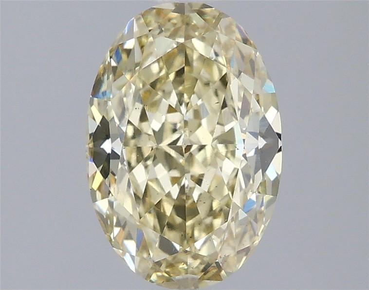 2.05 Ct. Fancy Intense Yellow Oval Lab Grown Diamond