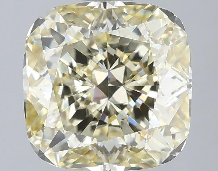 2.55 Ct. Fancy  Yellow Cushion Lab Grown Diamond
