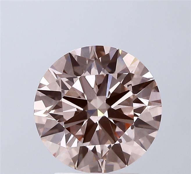 2.58 Ct. Fancy Pink Round Lab Grown Diamond