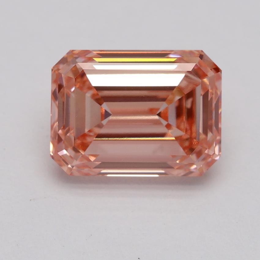 3.40 Ct. Fancy Intense Pink Emerald Lab Grown Diamond