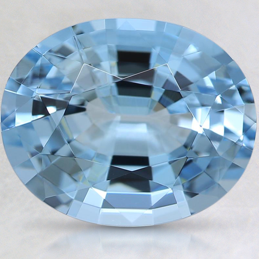 12x9.9mm Oval Aquamarine