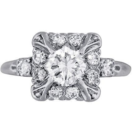 Retro Diamond Vintage Ring