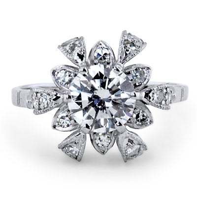 Retro Diamond Vintage Ring
