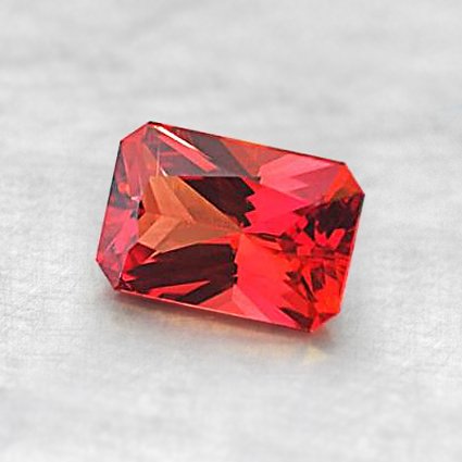 6x4mm Orange Radiant Sapphire