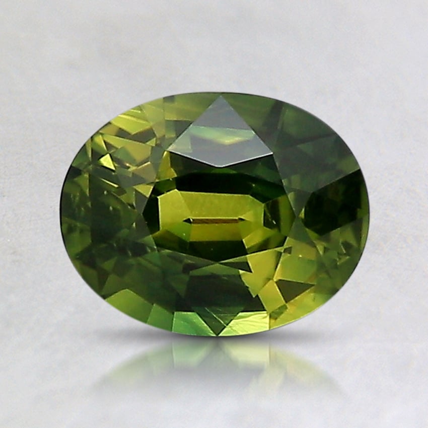 7.4x5.8mm Parti-Color Oval Australian Sapphire