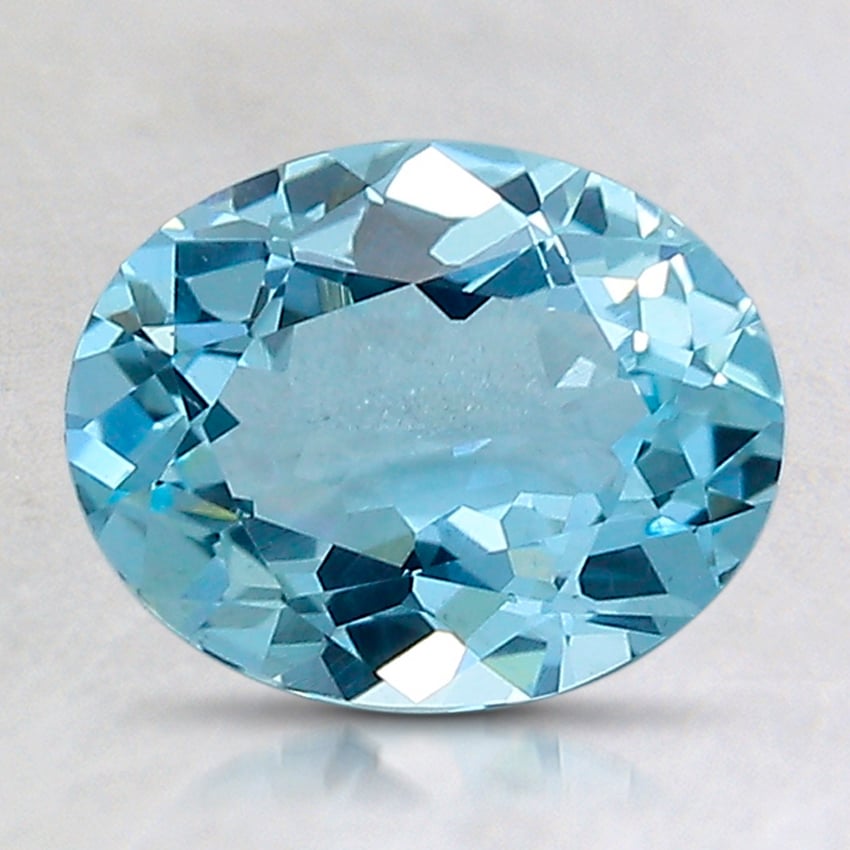 8.6x6.9mm Oval Aquamarine