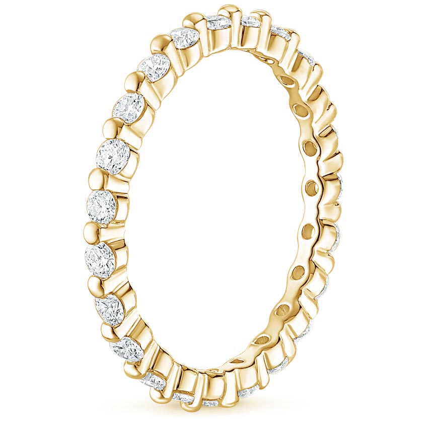 18K Yellow Gold Marseille Eternity Diamond Ring (2/3 ct. tw.), large side view