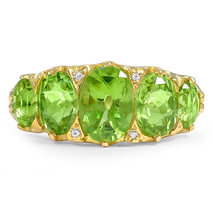 Victorian Peridot Cocktail Ring