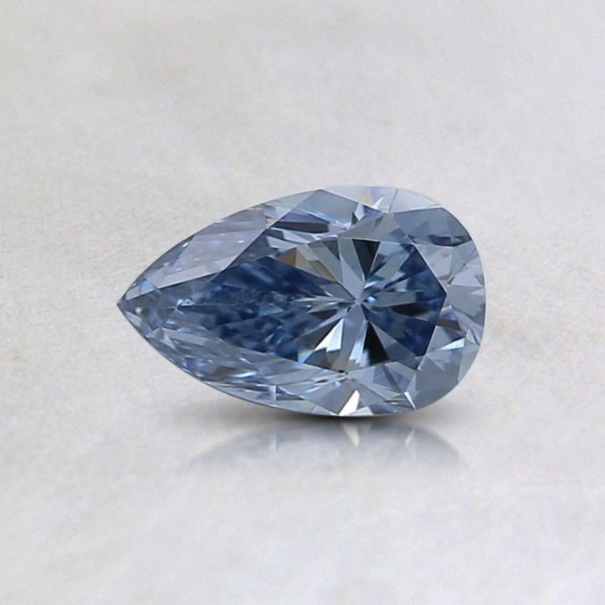 0.40 Ct. Fancy Intense Blue Pear Lab Grown Diamond