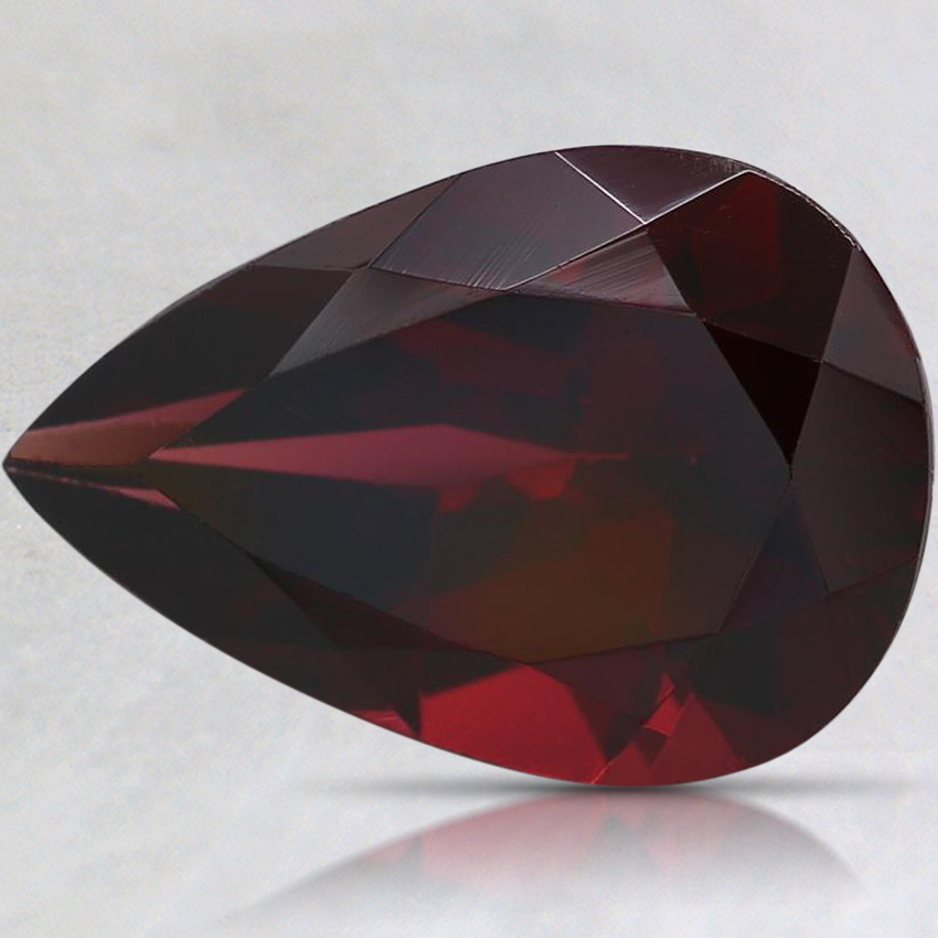 12.9x8.8mm Red Pear Pyrope Garnet