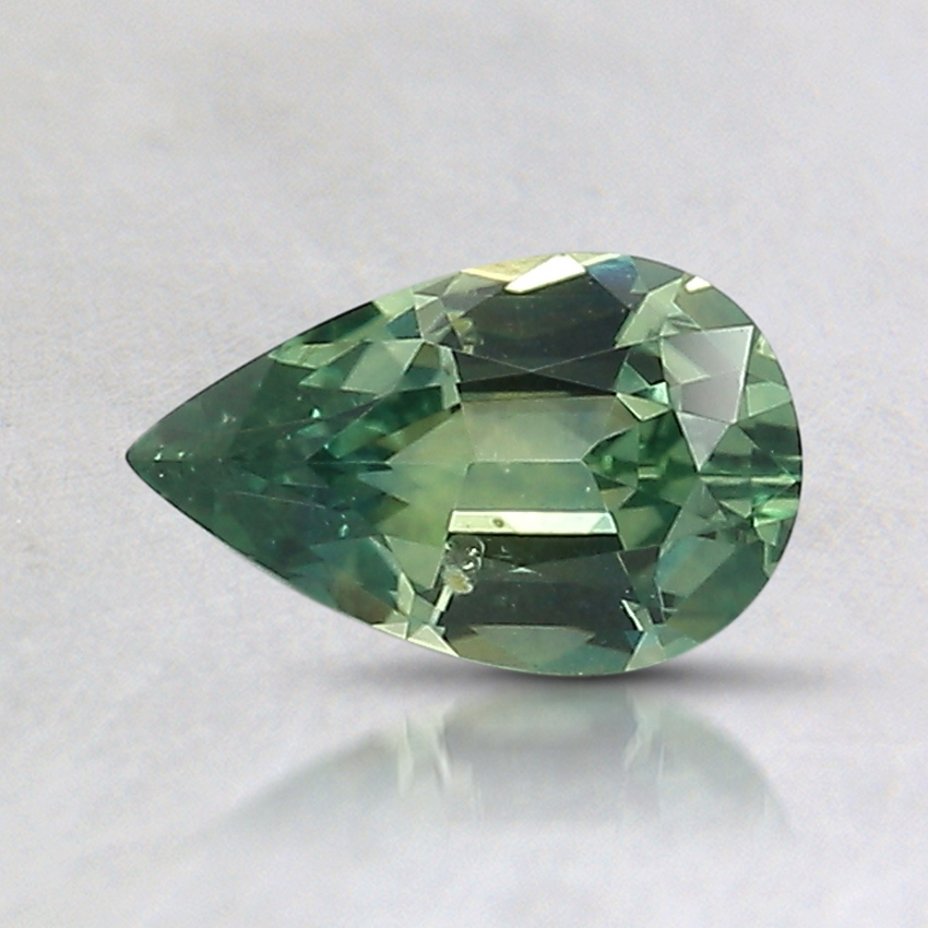 7.4x4.6mm Parti-Color Pear Montana Sapphire