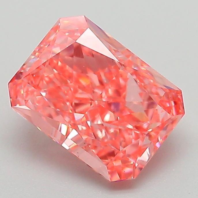 1.73 Ct. Fancy Vivid Pink Radiant Lab Grown Diamond