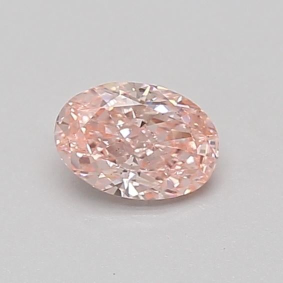 0.47 Ct. Fancy Vivid Pink Oval Lab Grown Diamond