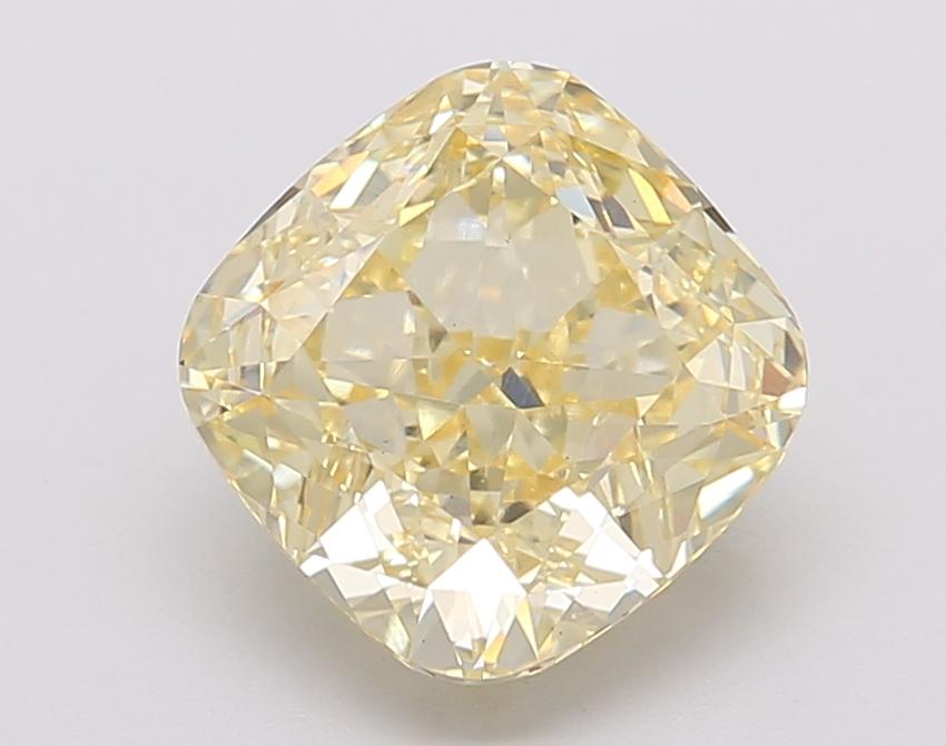 3.05 Ct. Fancy Intense Yellow Cushion Lab Grown Diamond