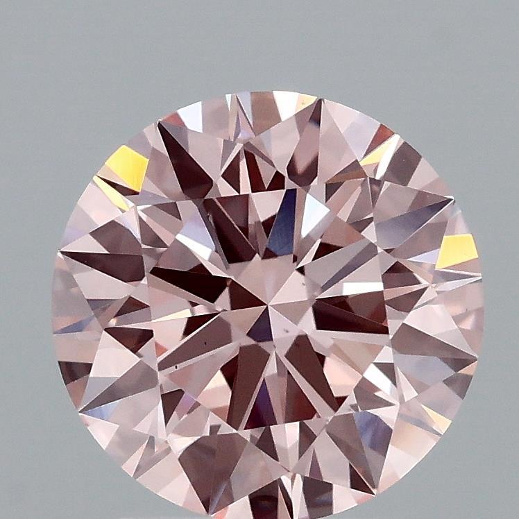 2.25 Ct. Fancy Intense Pink Round Lab Grown Diamond
