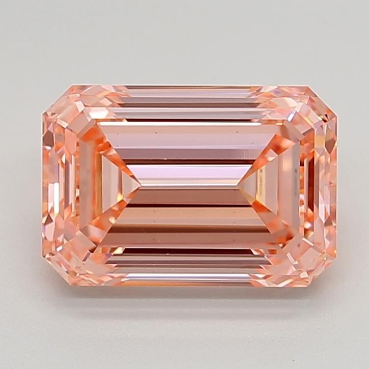 4.03 Ct. Fancy Vivid  Pink Emerald Lab Grown Diamond
