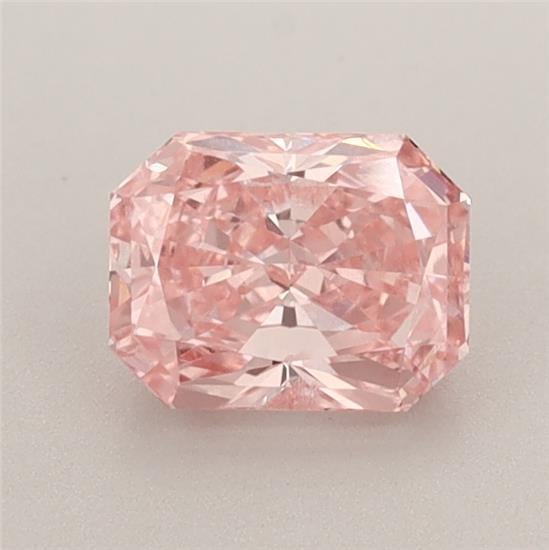 1.01 Ct. Fancy Vivid Pink Radiant Lab Grown Diamond