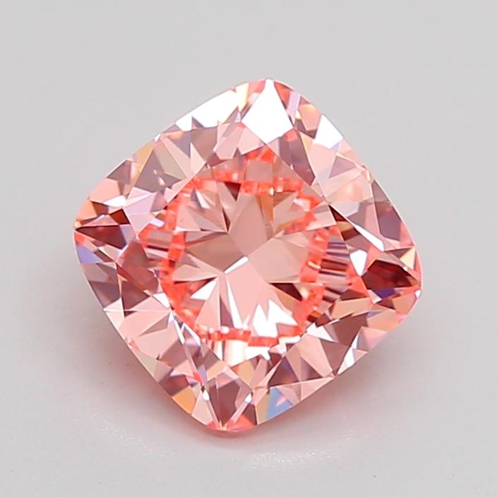 2.00 Ct. Fancy Intense Pink Cushion Lab Grown Diamond