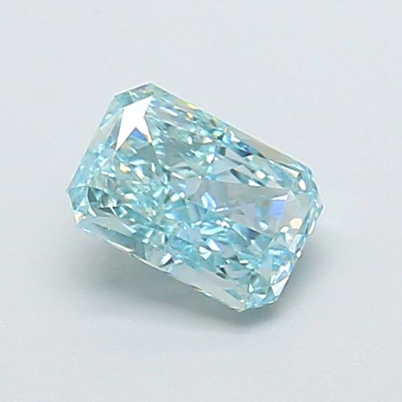 0.76 Ct. Fancy Intense Green Radiant Lab Grown Diamond