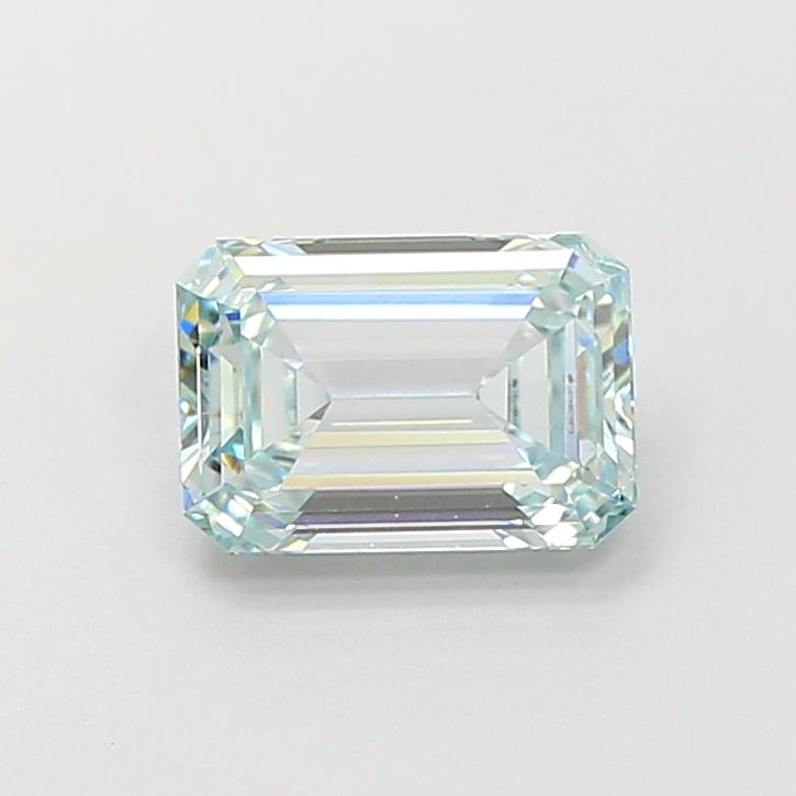1.13 Ct. Fancy Intense  Green Emerald Lab Grown Diamond