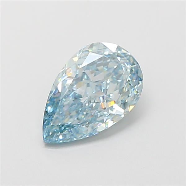 1.01 Ct. Fancy Intense  Blue Pear Lab Grown Diamond