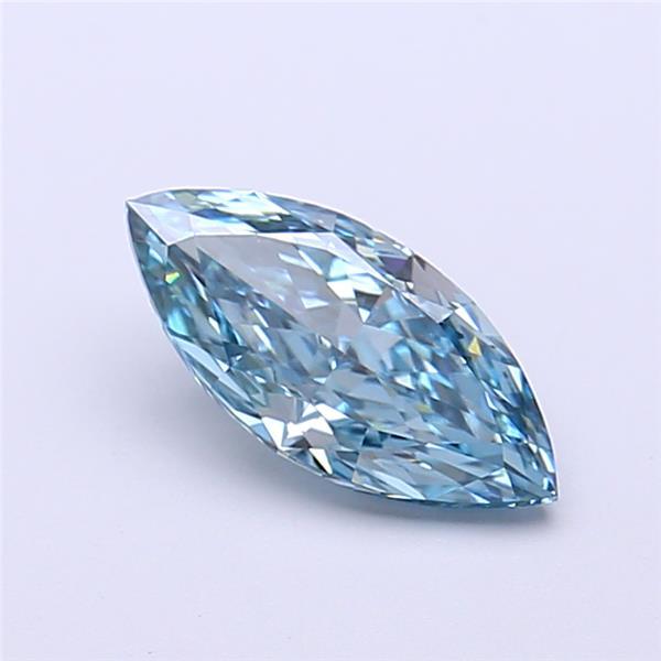 1.01 Ct. Fancy Vivid  Blue Marquise Lab Grown Diamond