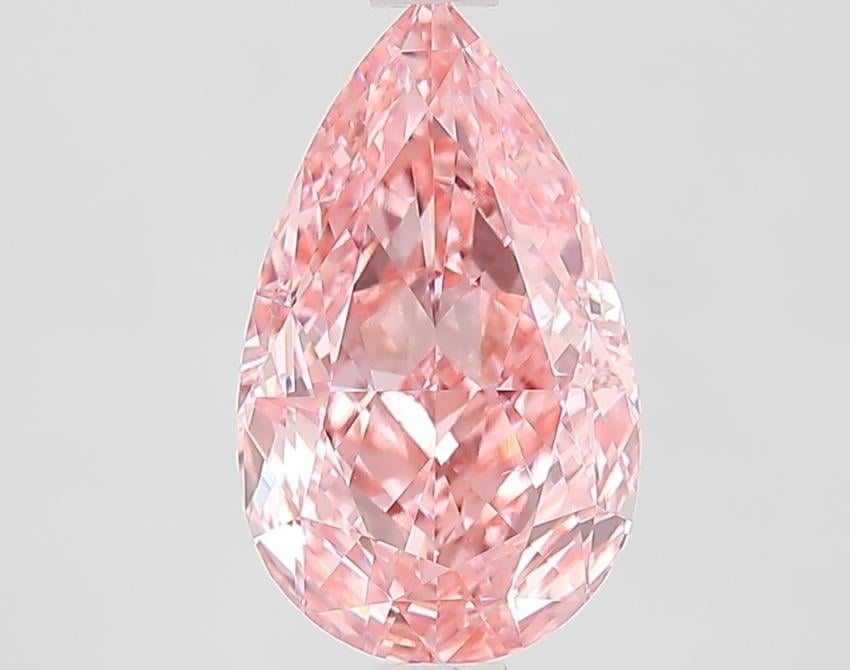 2.56 Ct. Fancy Pink Pear Lab Grown Diamond