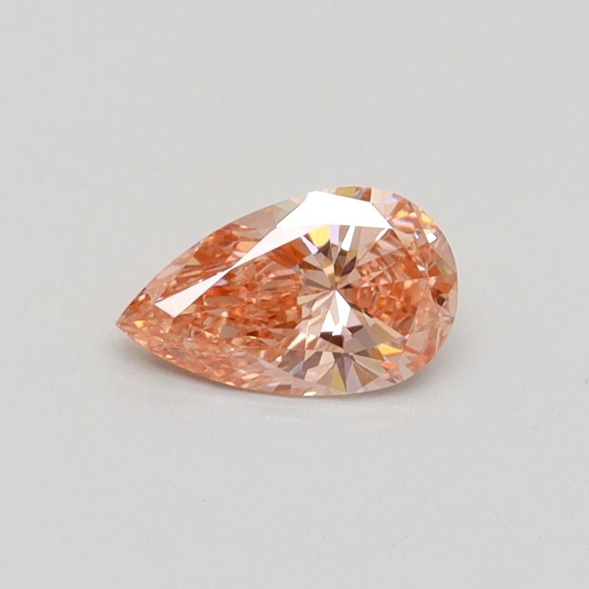 0.43 Ct. Fancy Intense Pink Pear Lab Grown Diamond