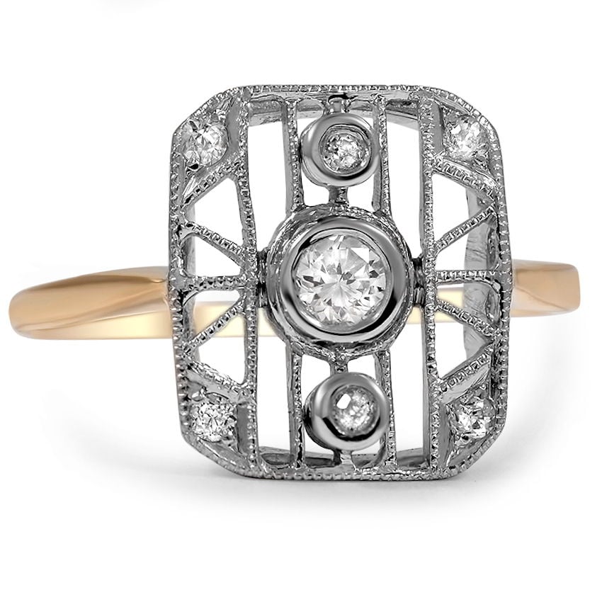Art Deco Diamond Vintage Ring