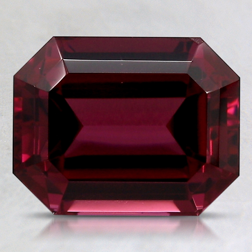 9.1x7.2mm Unheated Red Emerald Rhodolite Garnet