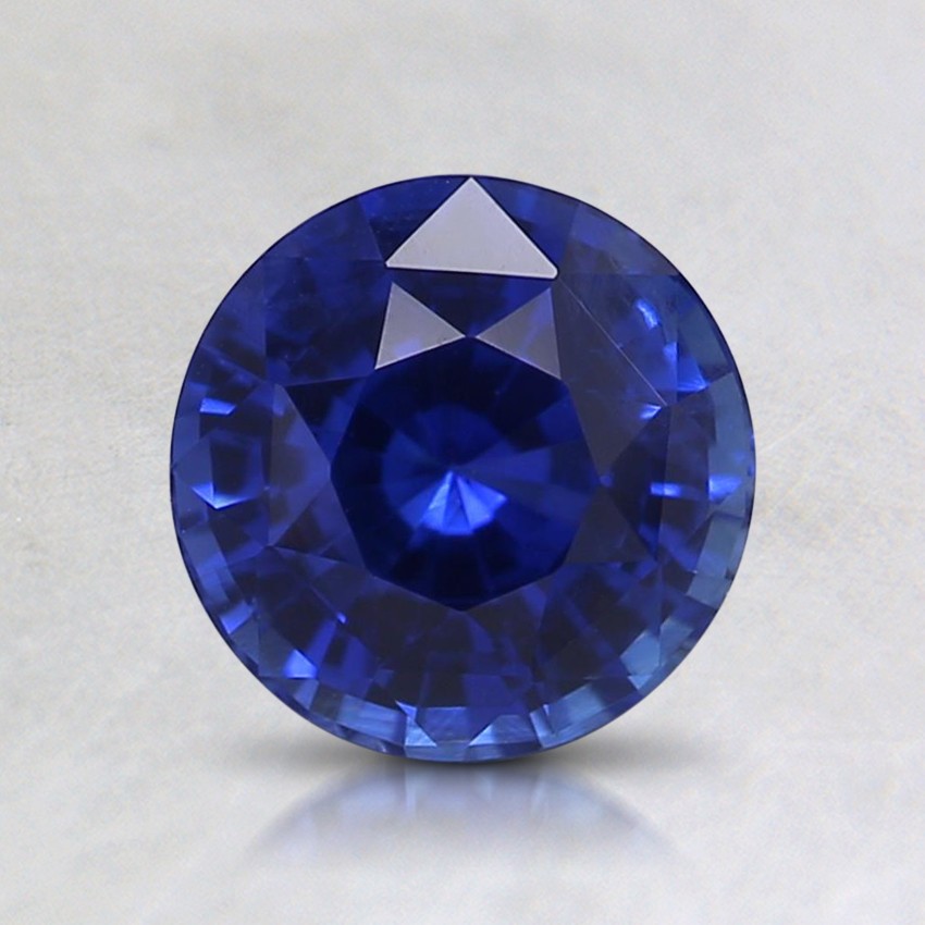 6.4mm Premium Blue Round Sapphire