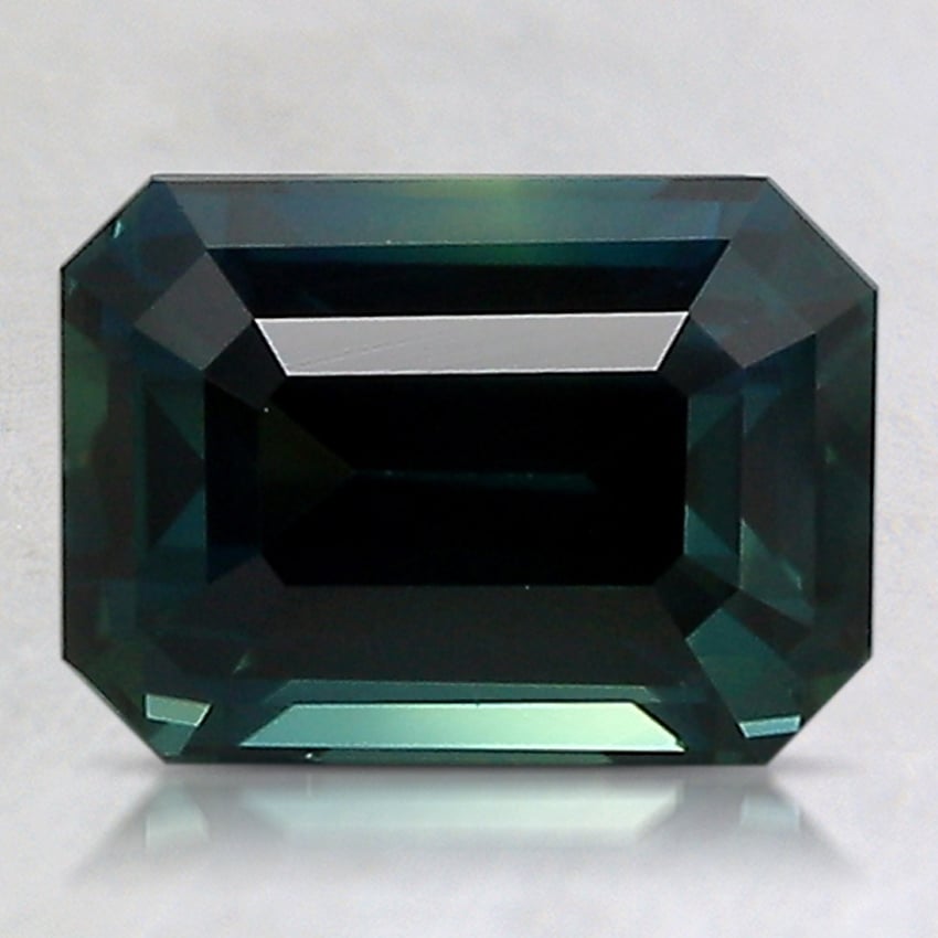 7.9x5.7mm Unheated Blue Emerald Sapphire