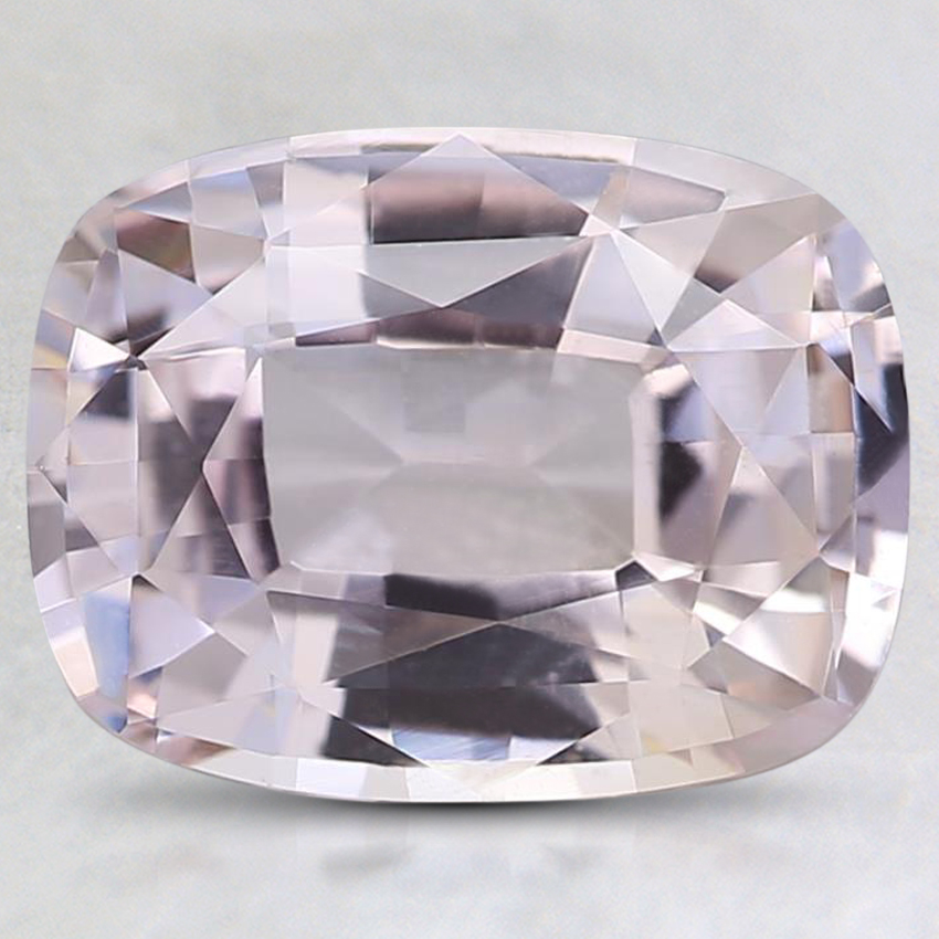 9.6x7.4mm Unheated Peach Cushion Sapphire