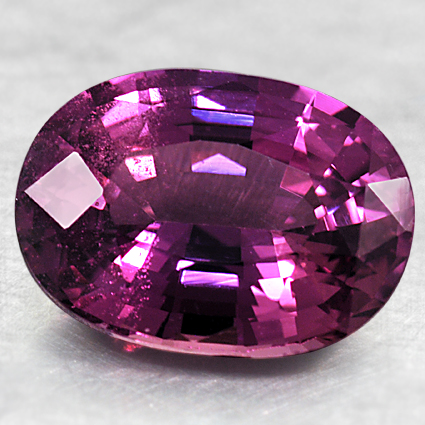 10x7mm Unheated Purple Oval Sapphire