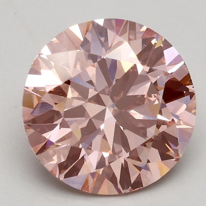 2.30 Ct. Fancy Intense Pink Round Lab Grown Diamond