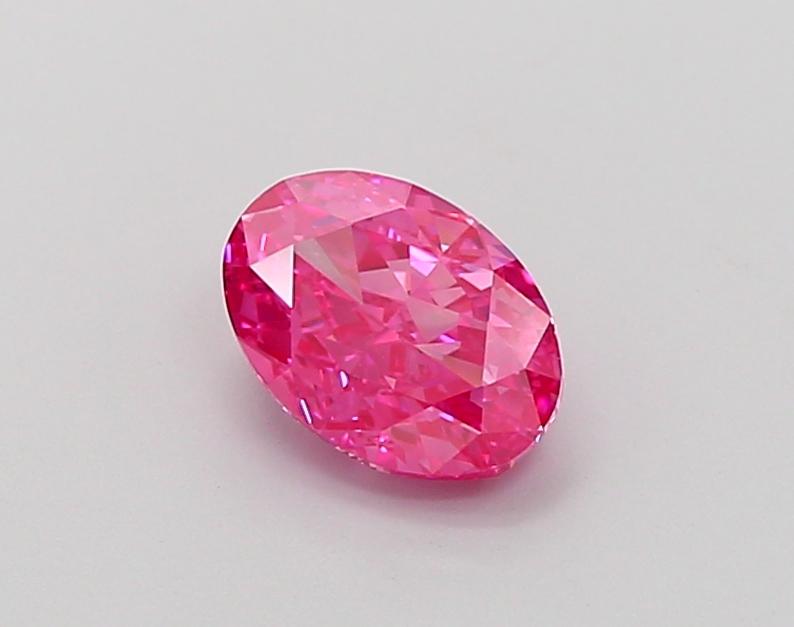 1.02 Ct. Fancy Vivid Pink Oval Lab Grown Diamond