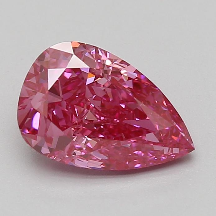 2.10 Ct. Fancy Vivid Pink Pear Lab Grown Diamond