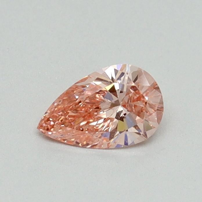 0.30 Ct. Fancy Vivid Pink Pear Lab Grown Diamond