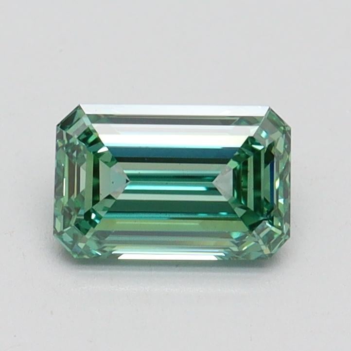 0.83 Ct. Fancy Vivid Green Emerald Lab Grown Diamond