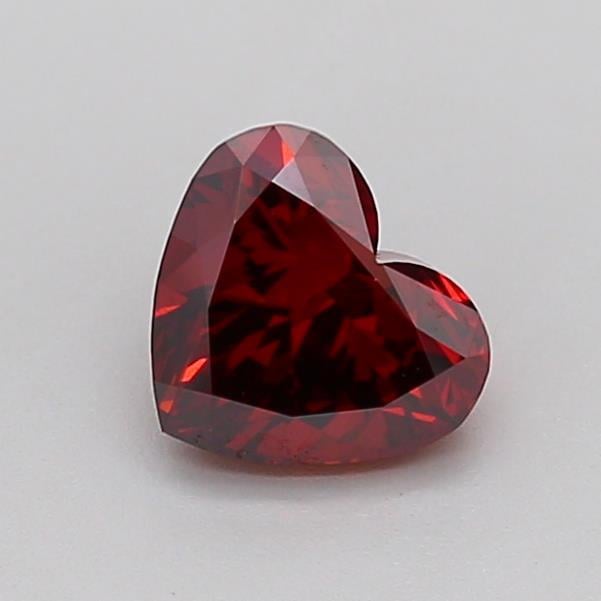1.03 Ct. Fancy Deep  Orange Heart Lab Grown Diamond