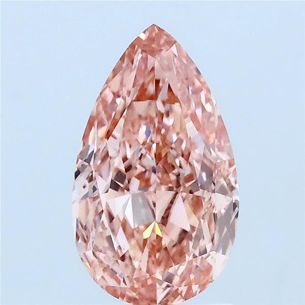 1.57 Ct. Fancy Vivid Pink Pear Lab Grown Diamond