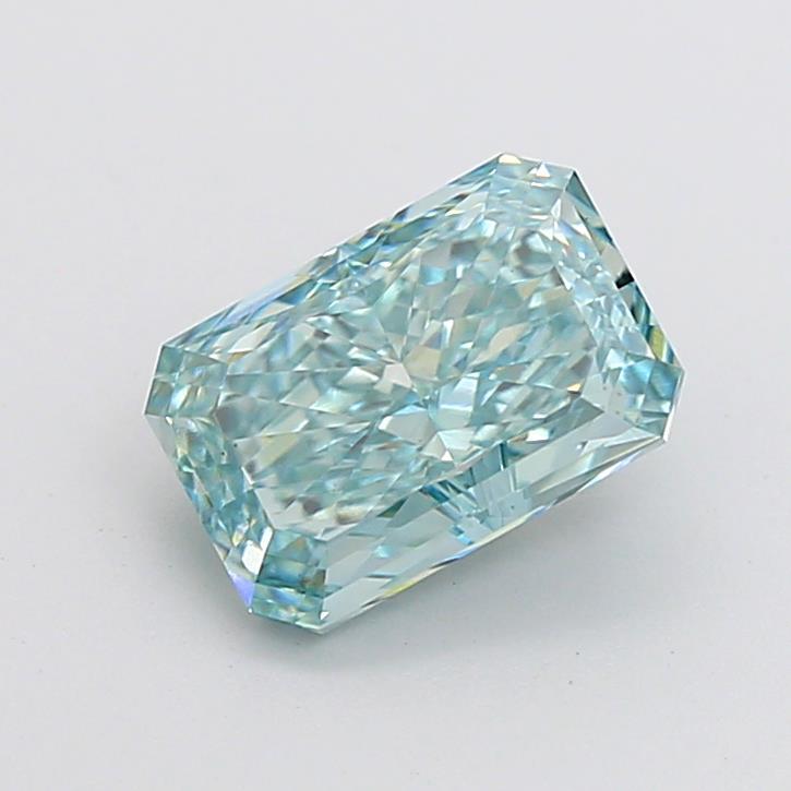 2.51 Ct. Fancy Vivid Green Radiant Lab Grown Diamond