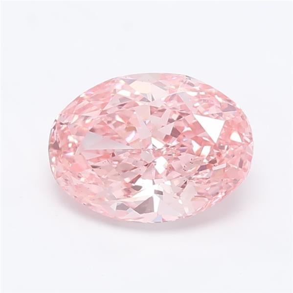 1.27 Ct. Fancy Vivid Pink Oval Lab Grown Diamond